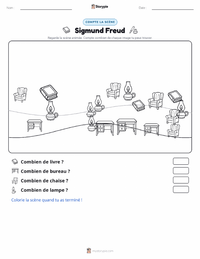 Aperçu de la feuille de travail imprimable Sigmund Freud