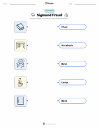 Sigmund Freud printable worksheet for kids