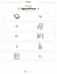 Sigmund Freud printable worksheet preview