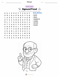 Sigmund Freud yazdırılabilir çalışma sayfası önizlemesi