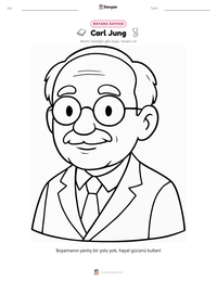 Carl Jung yazdırılabilir çalışma sayfası önizlemesi
