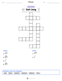 Carl Jung printable worksheet preview