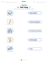 Prévia da folha de atividades imprimível Carl Jung
