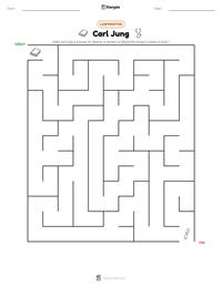 Aperçu de la feuille de travail imprimable Carl Jung