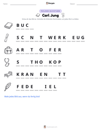 Carl Jung druckbare Arbeitsblatt Vorschau