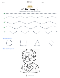 Carl Jung printable worksheet preview