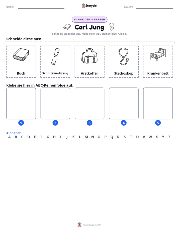 Schneiden & Einfügen Alphabet