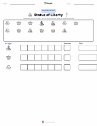 Statue of Liberty printable worksheet preview