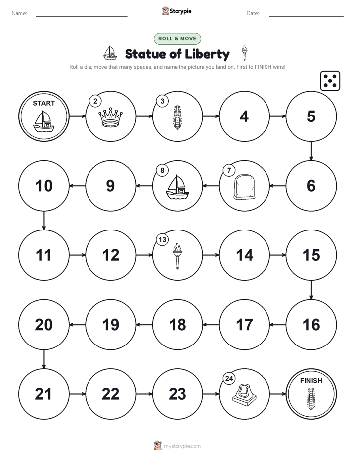 Roll & Move Game