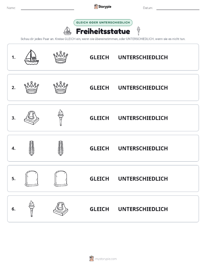 Gleich oder Anders