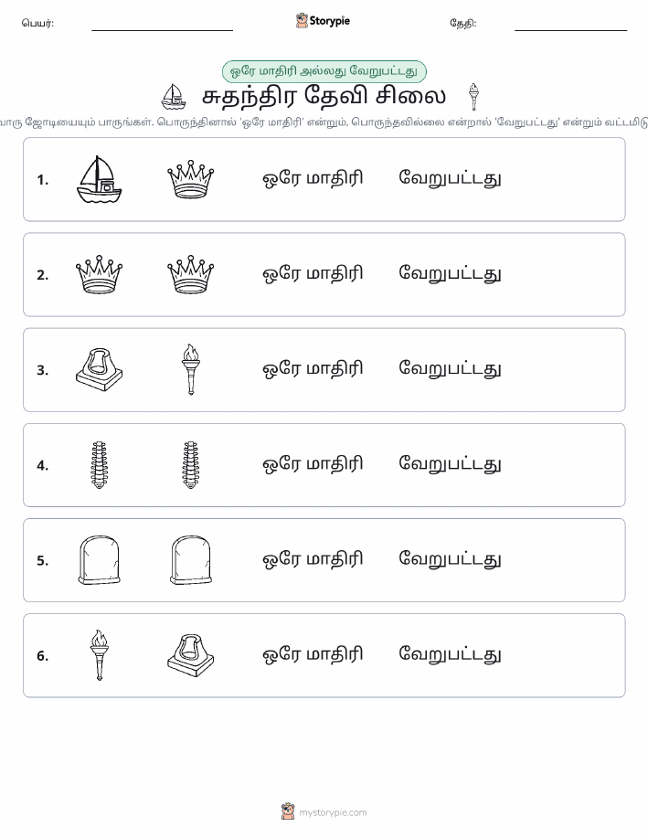 அதே அல்லது மாறுபட்டது