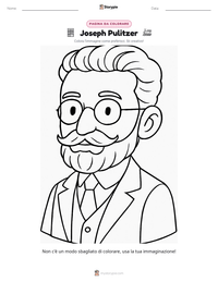 Anteprima della scheda stampabile di Joseph Pulitzer