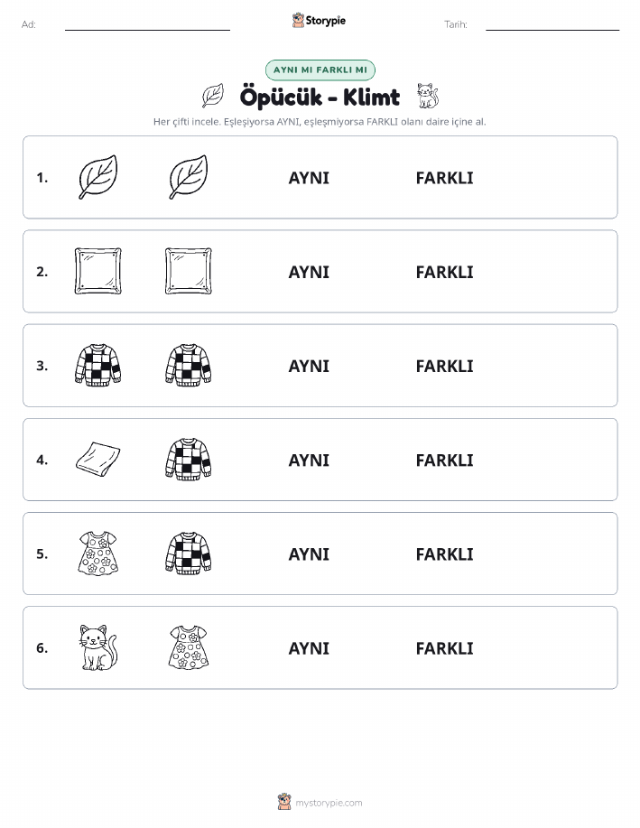 Aynı mı Farklı mı