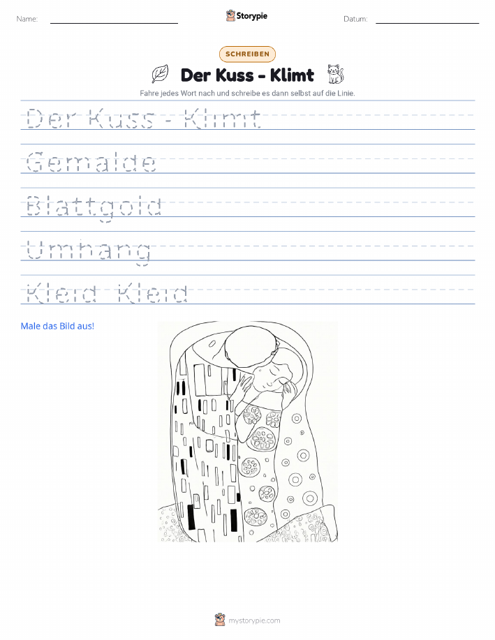 Schreibübung