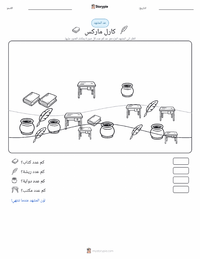 معاينة ورقة العمل القابلة للطباعة كارل ماركس