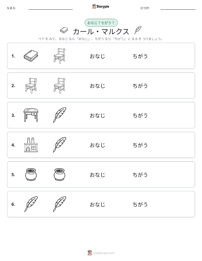 同じか違うか
