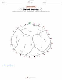 Mount Everest druckbare Arbeitsblatt Vorschau