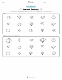 Mount Everest druckbare Arbeitsblatt Vorschau