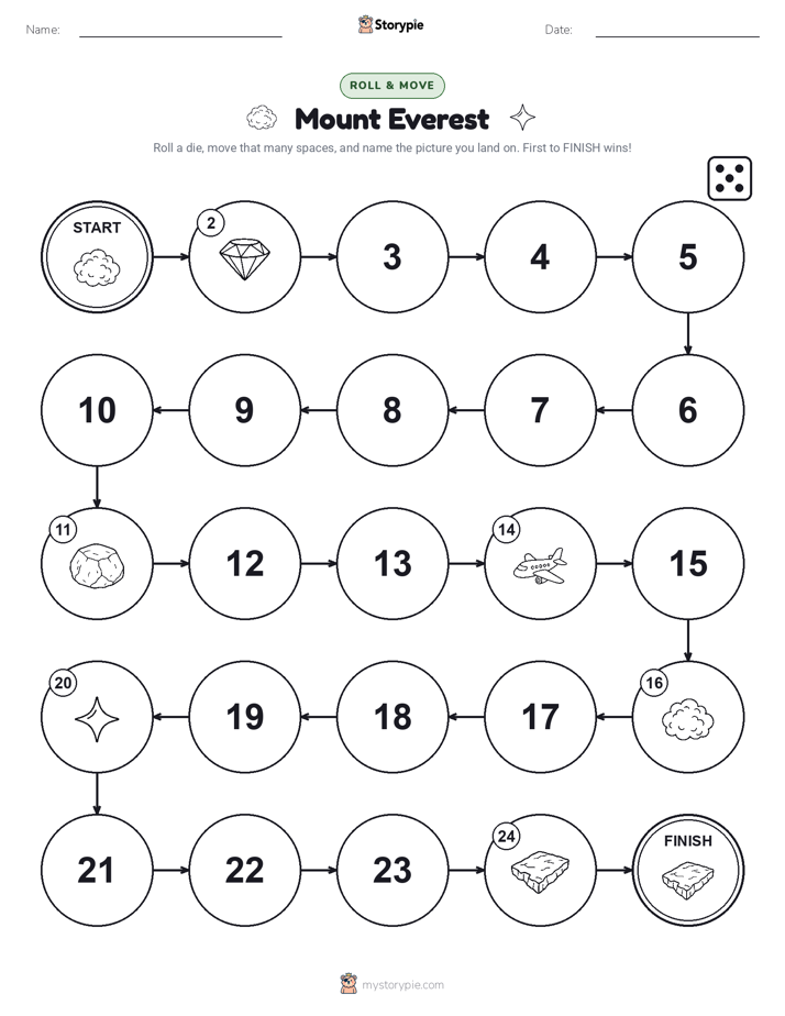 Roll & Move Game