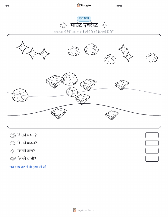 गिनती दृश्य