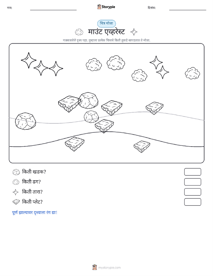 गणना दृश्य