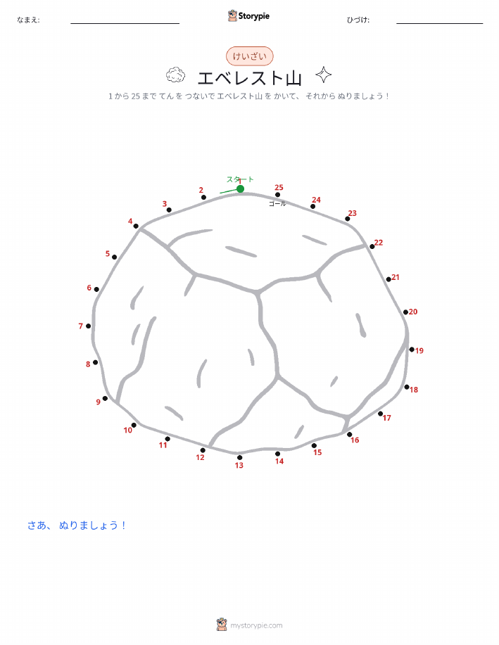 点つなぎ