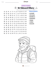 Anteprima della scheda stampabile di Sir Edmund Hillary