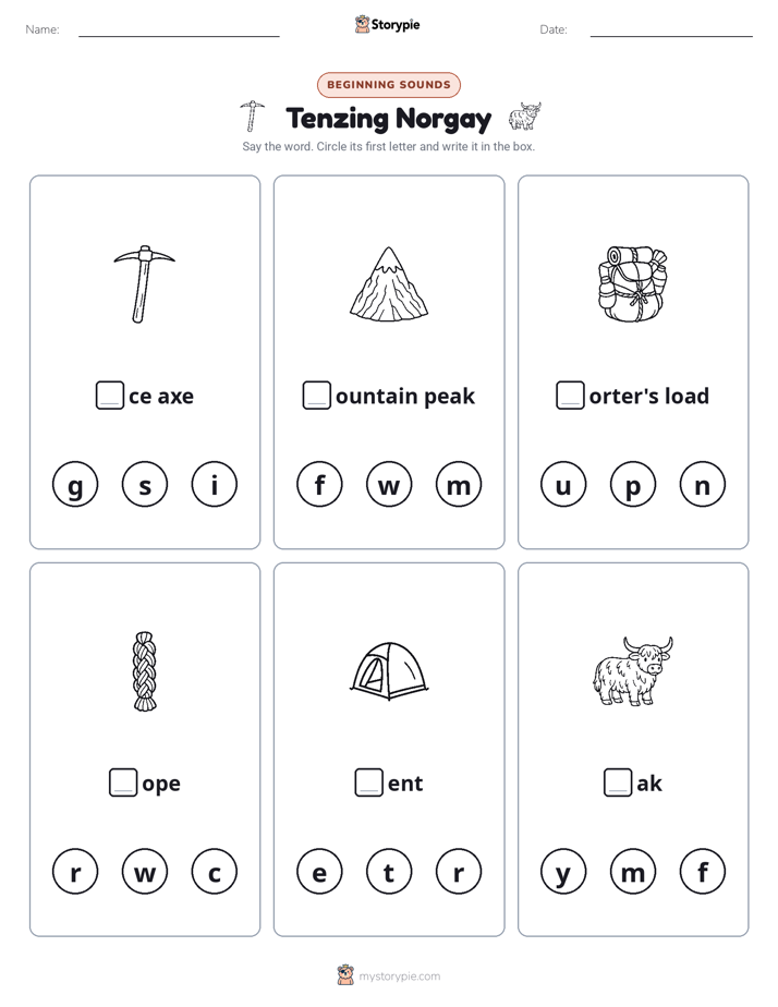 Beginning Sounds