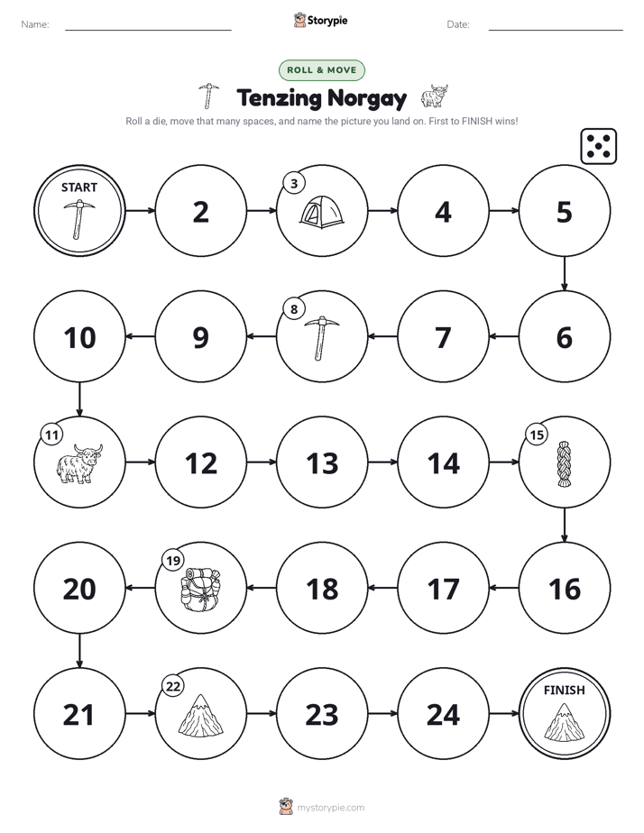 Roll & Move Game