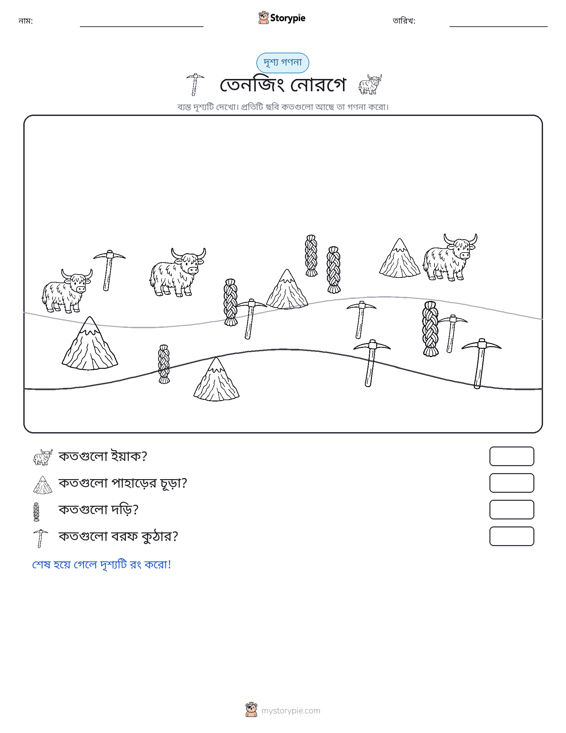 গণনা দৃশ্য