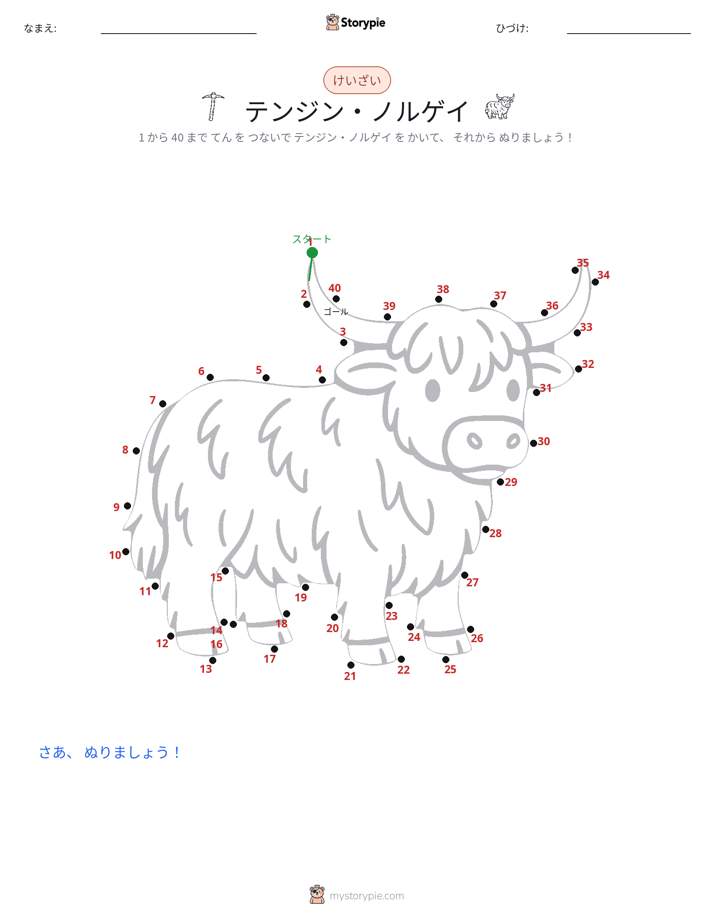 点つなぎ
