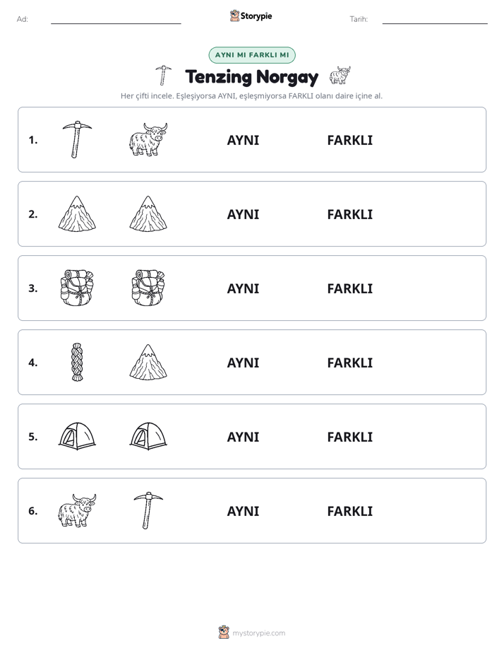 Aynı mı Farklı mı