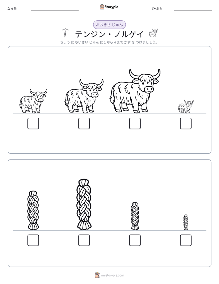 サイズ順