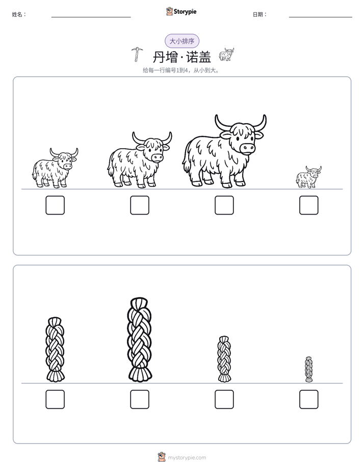 大小排序