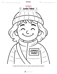 Junko Tabei druckbare Arbeitsblatt Vorschau