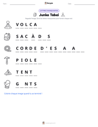 Aperçu de la feuille de travail imprimable Junko Tabei