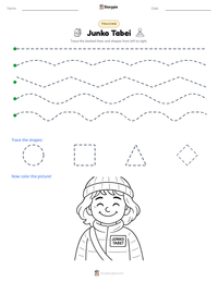 Junko Tabei printable worksheet preview