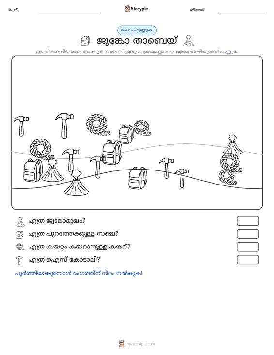 എണ്ണുന്ന ദൃശ്യങ്ങൾ