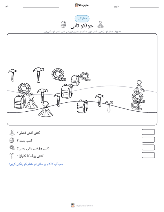 گنتی کا منظر