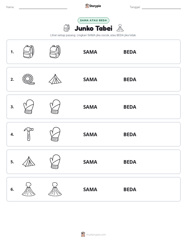 Sama atau Berbeda