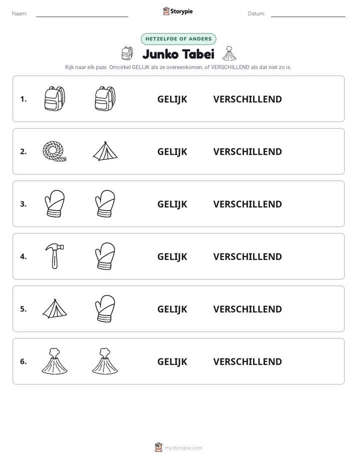 Zelfde of Verschillend