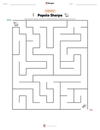 Anteprima della scheda stampabile di Popolo Sherpa