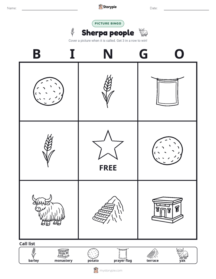 Picture Bingo
