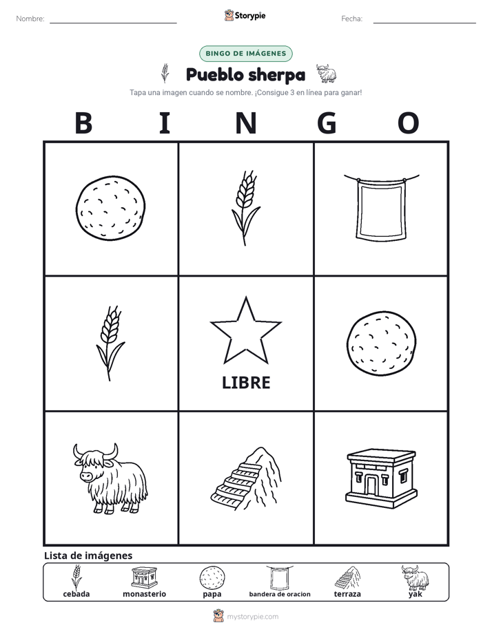 Bingo de Imágenes