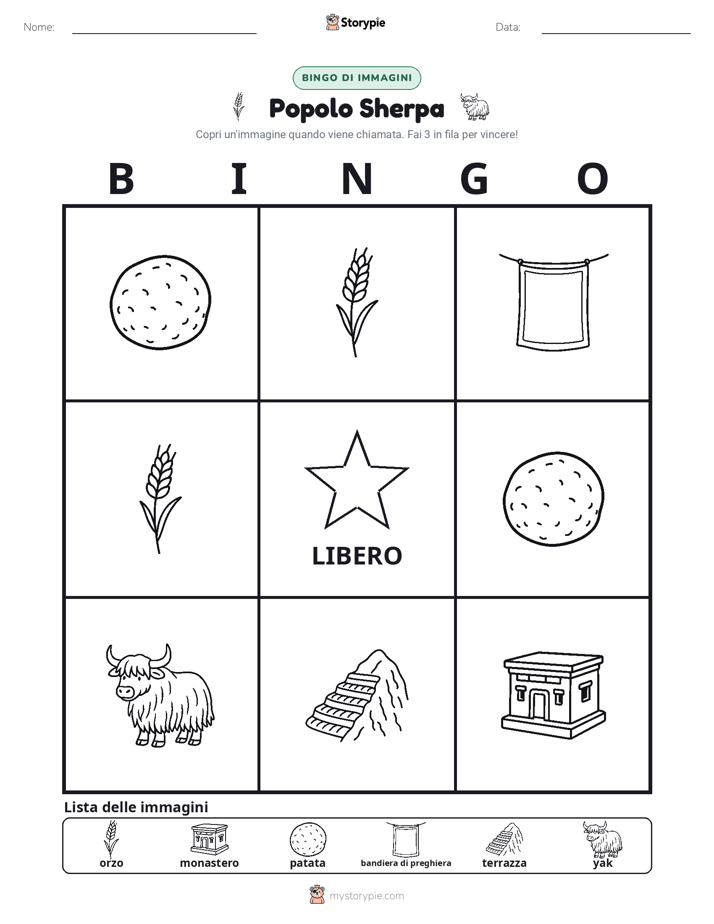 Bingo delle Immagini