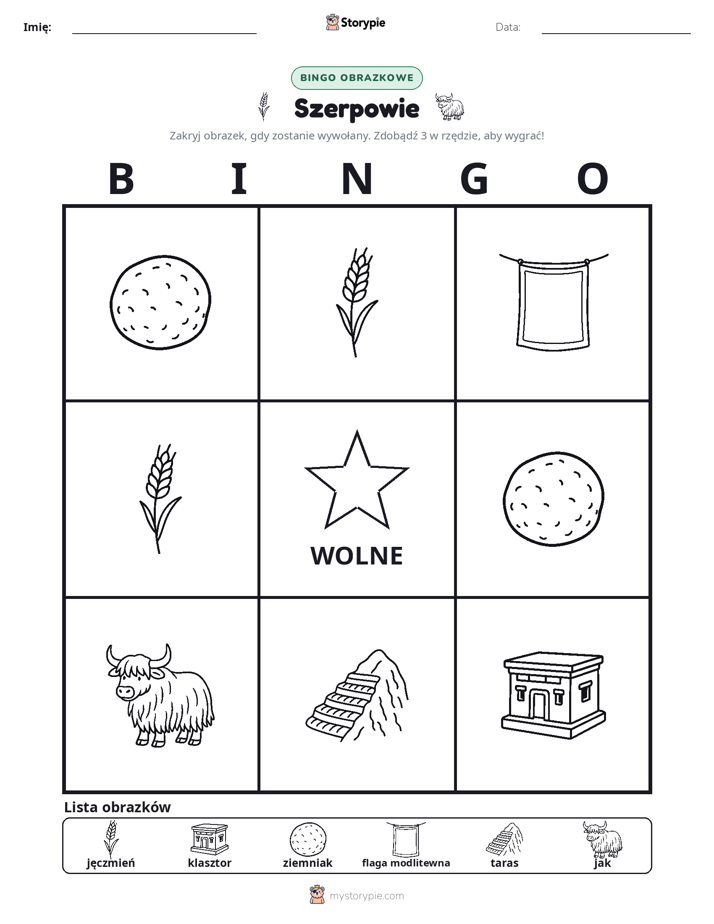 Bingo obrazkowe