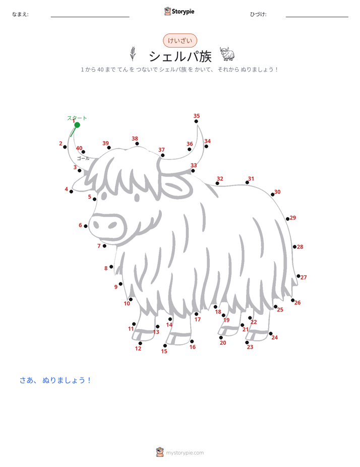 点つなぎ