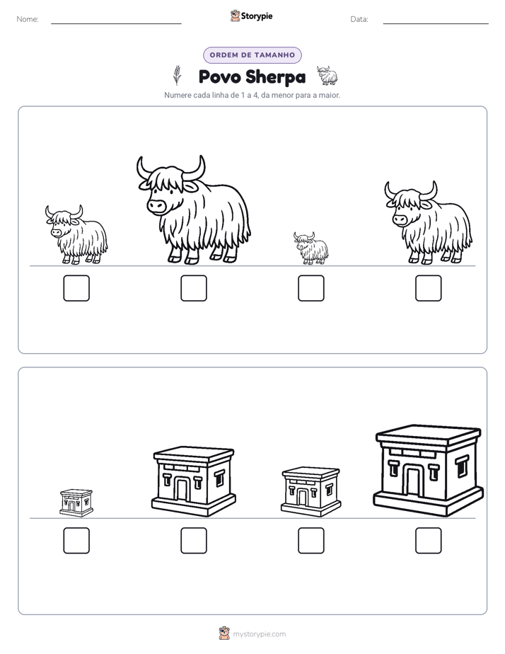 Ordem de Tamanho