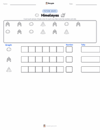Himalayas printable worksheet preview