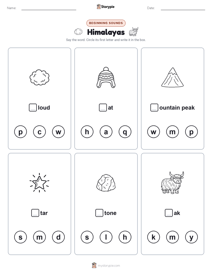 Beginning Sounds